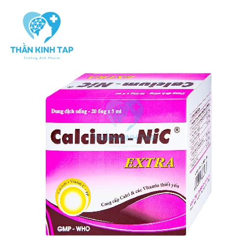 Calcium - Nic Extra - bổ sung calci và vitamin cho cơ thể